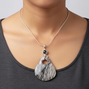 HUGE Sajen Offerings Picasso marble pendant